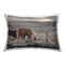 Country Horses in Valley Outdoor Printed Pillow Design by Lori Deiter, 14 x 7 x 20